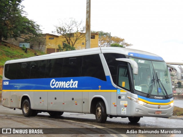 Viação Cometa 10298 na cidade de Belo Horizonte, Minas Gerais, Brasil, por Adão Raimundo Marcelino. ID da foto: 8126959.