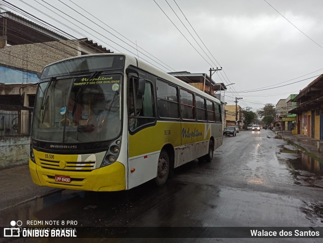 Viação Nilopolitana 05.506 na cidade de Nilópolis, Rio de Janeiro, Brasil, por Walace dos Santos. ID da foto: 8127422.