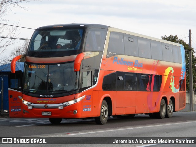 Pullman Bus 2556 na cidade de San Fernando, Colchagua, Libertador General Bernardo O'Higgins, Chile, por Jeremias Alejandro Medina Ramirez. Número da foto: #8130693.