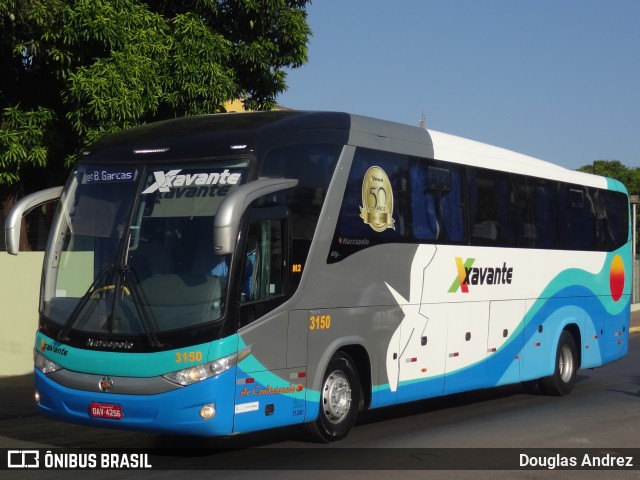 Viação Xavante 3150 na cidade de Cuiabá, Mato Grosso, Brasil, por Douglas Andrez. ID da foto: 8129271.