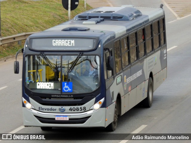 Viação Anchieta 40858 na cidade de Belo Horizonte, Minas Gerais, Brasil, por Adão Raimundo Marcelino. ID da foto: 8130378.