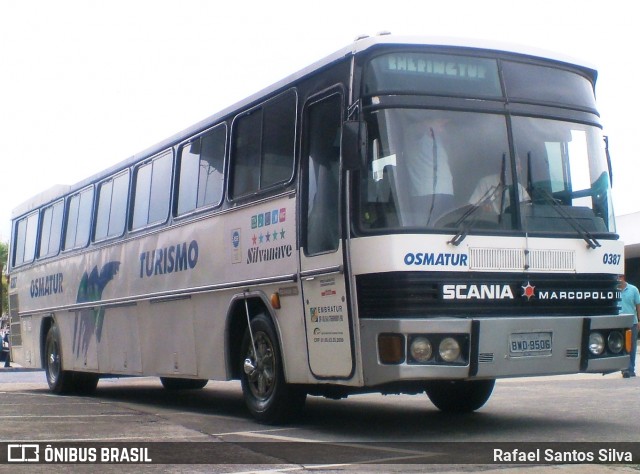 Osmatur Turismo 0387 na cidade de São Paulo, São Paulo, Brasil, por Rafael Santos Silva. Número da foto: #8130738.