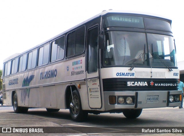 Osmatur Turismo 0387 na cidade de São Paulo, São Paulo, Brasil, por Rafael Santos Silva. ID da foto: 8130738.