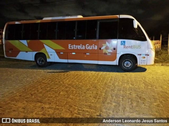 Viação Estrela Guia 1408 na cidade de Aracaju, Sergipe, Brasil, por Anderson Leonardo Jesus Santos. Número da foto: #8130331.