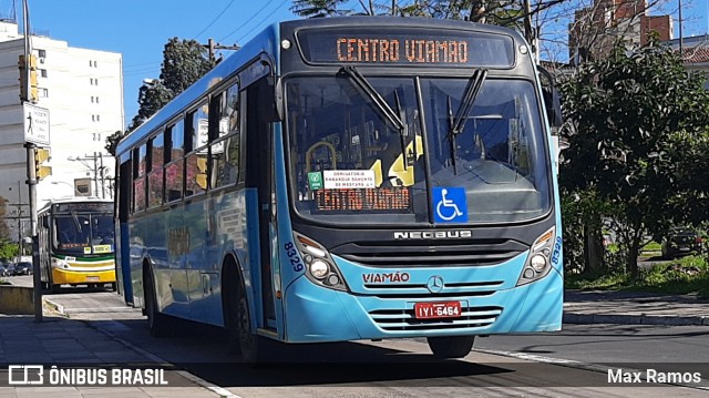 Empresa de Transporte Coletivo Viamão 8329 na cidade de Porto Alegre, Rio Grande do Sul, Brasil, por Max Ramos. ID da foto: 8129459.