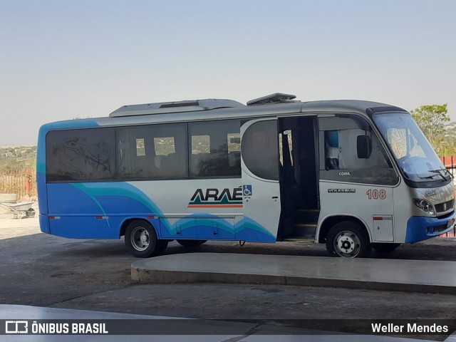 Viação Araés 108 na cidade de Barra do Garças, Mato Grosso, Brasil, por Weller Mendes . ID da foto: 8127346.