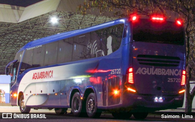 Viação Águia Branca 25720 na cidade de Vitória, Espírito Santo, Brasil, por Saimom  Lima. ID da foto: 8127703.