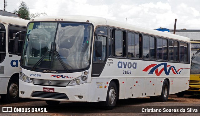 AVOA - Auto Viação Ourinhos Assis 21035 na cidade de Ourinhos, São Paulo, Brasil, por Cristiano Soares da Silva. ID da foto: 8130691.