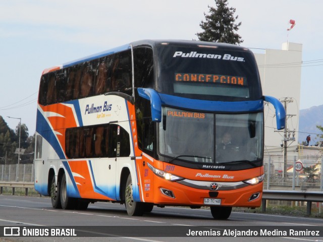 Pullman Bus 3911 na cidade de San Fernando, Colchagua, Libertador General Bernardo O'Higgins, Chile, por Jeremias Alejandro Medina Ramirez. Número da foto: #8130671.