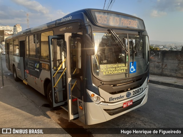Viação Progresso 20871 na cidade de Belo Horizonte, Minas Gerais, Brasil, por Hugo Henrique de Figueiredo. Número da foto: #8127677.