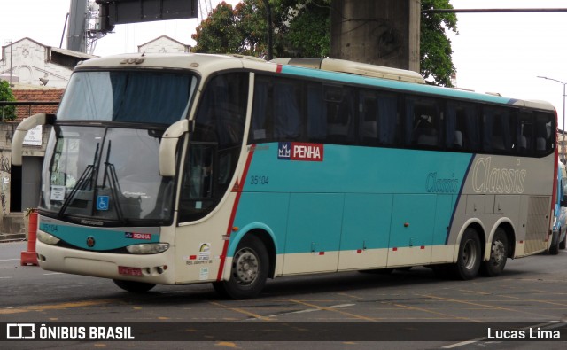 Empresa de Ônibus Nossa Senhora da Penha 35104 na cidade de Rio de Janeiro, Rio de Janeiro, Brasil, por Lucas Lima. Número da foto: #8127210.