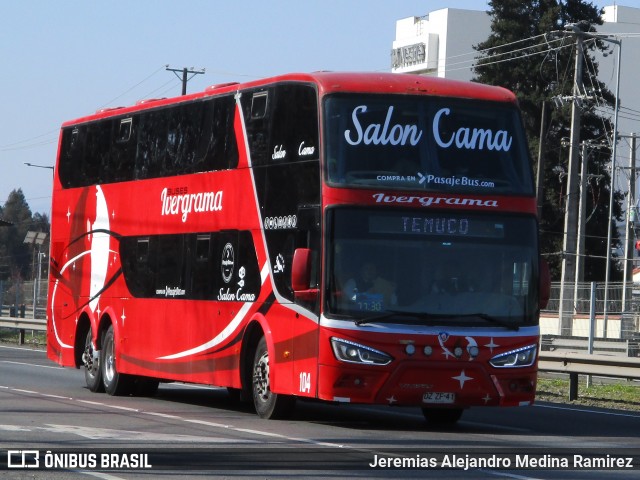 Ivergrama - Transporte y Turismo Iver Grama 104 na cidade de San Fernando, Colchagua, Libertador General Bernardo O'Higgins, Chile, por Jeremias Alejandro Medina Ramirez. Número da foto: #8130702.