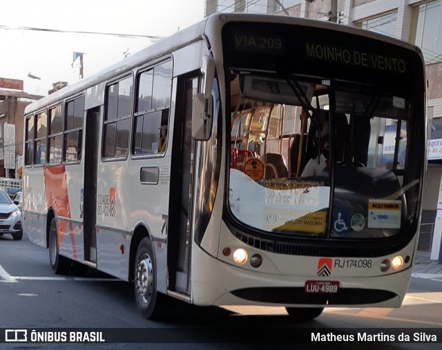 Viação Cidade do Aço RJ 174.098 na cidade de Volta Redonda, Rio de Janeiro, Brasil, por Matheus Martins da Silva. Número da foto: #8129368.