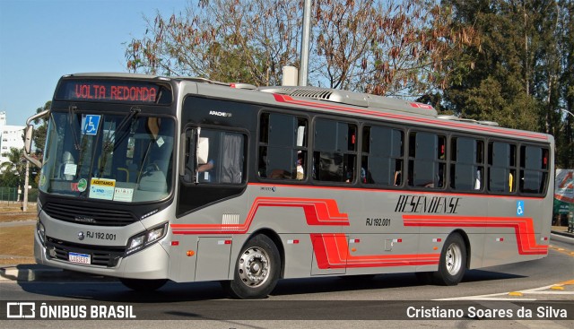 Viação Resendense RJ 192.001 na cidade de Resende, Rio de Janeiro, Brasil, por Cristiano Soares da Silva. Número da foto: #8130575.