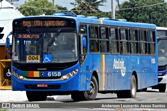 Viação Atalaia Transportes 6158 na cidade de Aracaju, Sergipe, Brasil, por Anderson Leonardo Jesus Santos. Número da foto: #8132373.