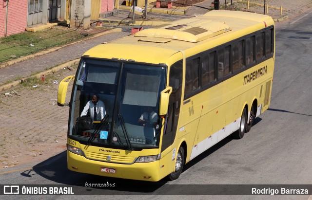 Viação Itapemirim 9501 na cidade de Belo Horizonte, Minas Gerais, Brasil, por Rodrigo Barraza. ID da foto: 8132732.