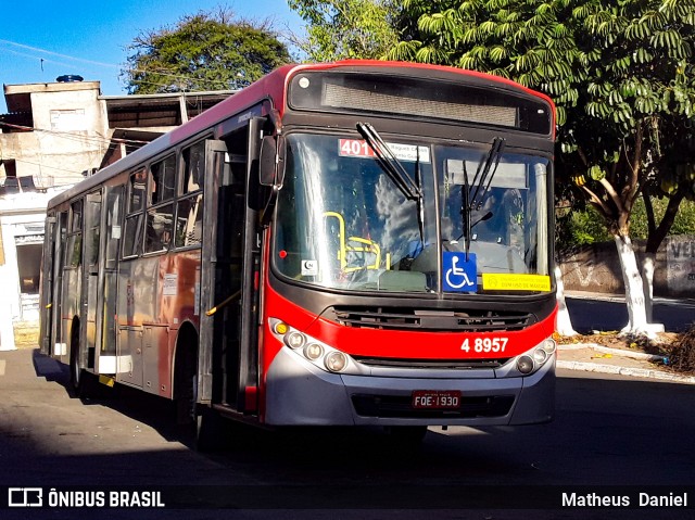 Express Transportes Urbanos Ltda 4 8957 na cidade de São Paulo, São Paulo, Brasil, por Matheus  Daniel. Número da foto: #8133036.