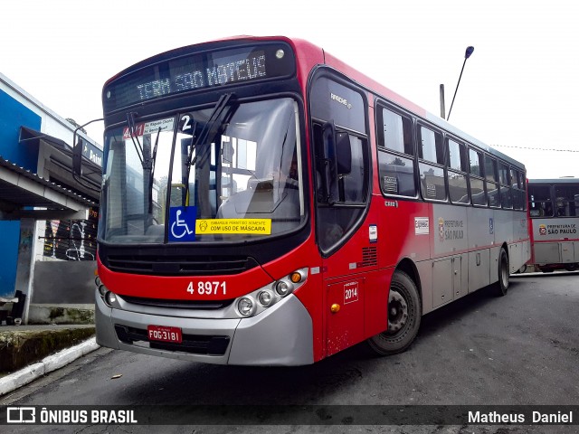 Express Transportes Urbanos Ltda 4 8971 na cidade de São Paulo, São Paulo, Brasil, por Matheus  Daniel. Número da foto: #8133028.