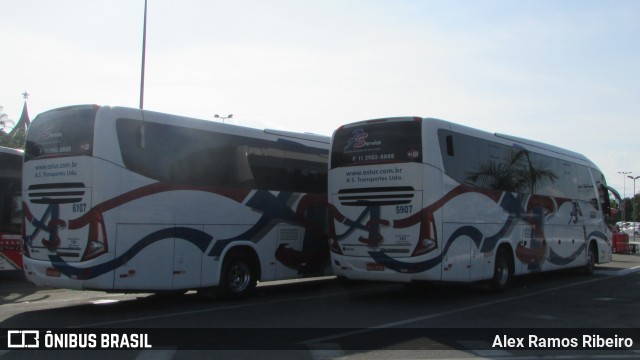 AS Service 5907 na cidade de Aparecida, São Paulo, Brasil, por Alex Ramos Ribeiro. ID da foto: 8132926.