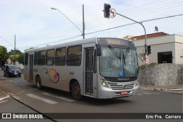 Jundiá Transportadora Turistica 268 na cidade de Catanduva, São Paulo, Brasil, por Eric Fra.  Carraro. Número da foto: #8132927.