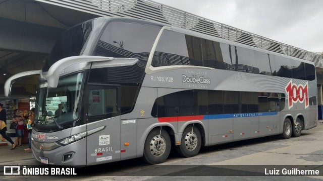 Auto Viação 1001 RJ 108.1128 na cidade de Rio de Janeiro, Rio de Janeiro, Brasil, por Luiz Guilherme. Número da foto: #8132689.