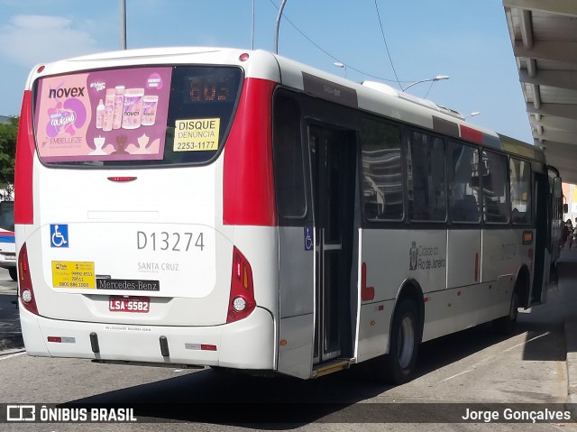 Transportes Barra D13274 na cidade de Rio de Janeiro, Rio de Janeiro, Brasil, por Jorge Gonçalves. Número da foto: #8133228.