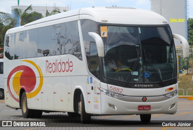 Realidade Transportes e Turismo 5882 na cidade de Goiânia, Goiás, Brasil, por Carlos Júnior. ID da foto: 8134755.