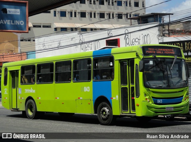 Expresso Santa Cruz 03043 na cidade de Teresina, Piauí, Brasil, por Ruan Silva Andrade. Número da foto: #8134869.