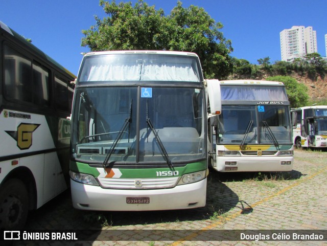 Empresa Gontijo de Transportes 11590 na cidade de Belo Horizonte, Minas Gerais, Brasil, por Douglas Célio Brandao. ID da foto: 8135446.