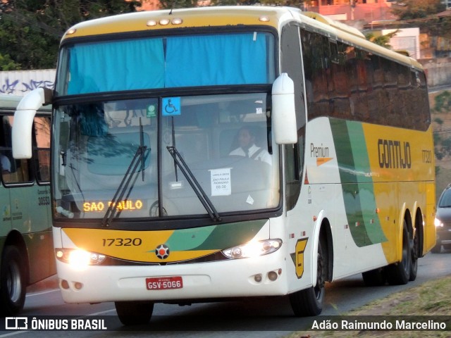 Empresa Gontijo de Transportes 17320 na cidade de Belo Horizonte, Minas Gerais, Brasil, por Adão Raimundo Marcelino. Número da foto: #8136297.