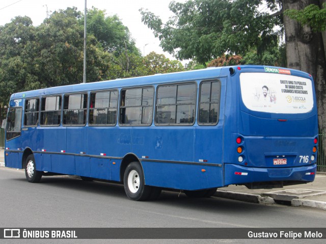 Ônibus Particulares 716 na cidade de Paulista, Pernambuco, Brasil, por Gustavo Felipe Melo. ID da foto: 8134535.