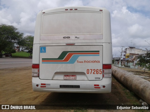 TBS - Travel Bus Service > Transnacional Fretamento 07265 na cidade de Nazaré da Mata, Pernambuco, Brasil, por Edjunior Sebastião. ID da foto: 8133756.