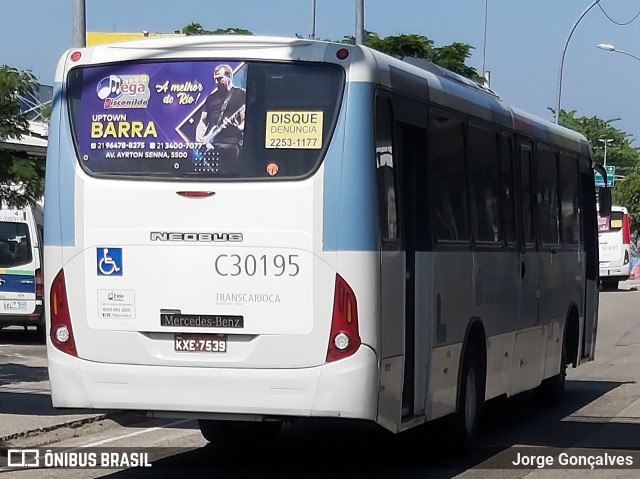 Transportes Futuro C30195 na cidade de Rio de Janeiro, Rio de Janeiro, Brasil, por Jorge Gonçalves. ID da foto: 8135347.