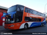 Pullman Bus 2117 na cidade de Estación Central, Santiago, Metropolitana de Santiago, Chile, por Sebastian Andres Maluenda. ID da foto: :id.