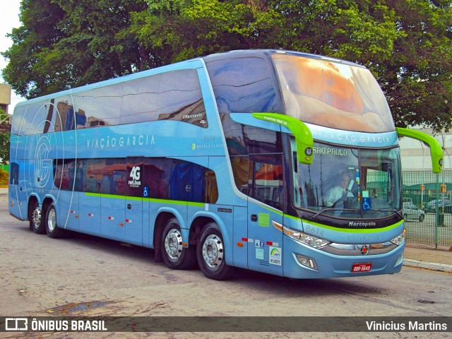 Viação Garcia 8614 na cidade de São Paulo, São Paulo, Brasil, por Vinicius Martins. Número da foto: #8137834.