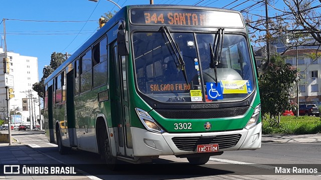 Sudeste Transportes Coletivos 3302 na cidade de Porto Alegre, Rio Grande do Sul, Brasil, por Max Ramos. ID da foto: 8137374.