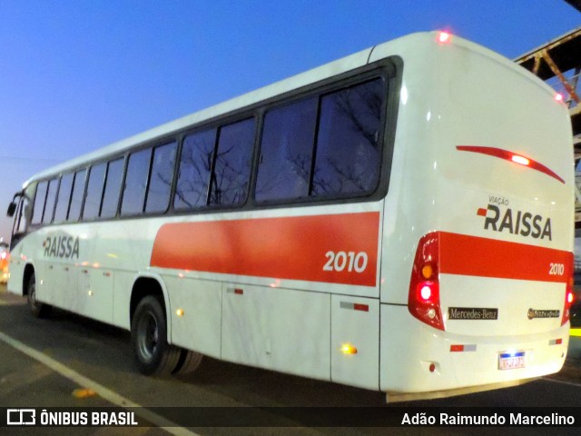 Viação Raíssa 2010 na cidade de Belo Horizonte, Minas Gerais, Brasil, por Adão Raimundo Marcelino. ID da foto: 8138731.