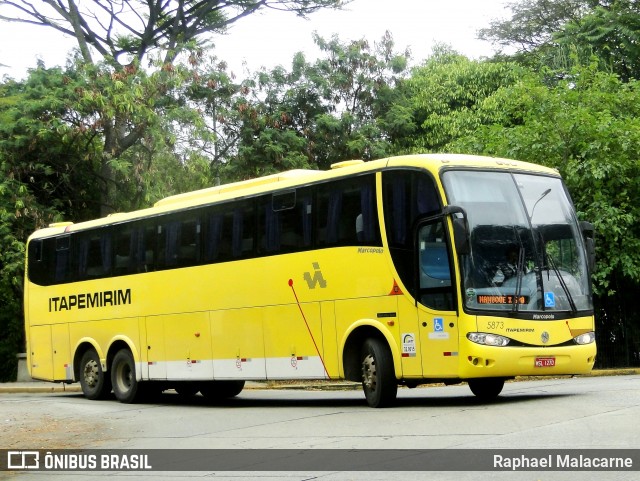 Viação Itapemirim 5873 na cidade de São Paulo, São Paulo, Brasil, por Raphael Malacarne. ID da foto: 8138918.