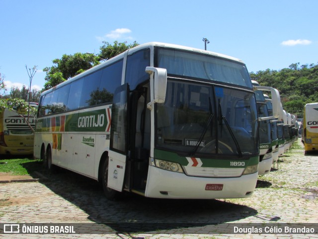 Empresa Gontijo de Transportes 11890 na cidade de Belo Horizonte, Minas Gerais, Brasil, por Douglas Célio Brandao. ID da foto: 8137376.