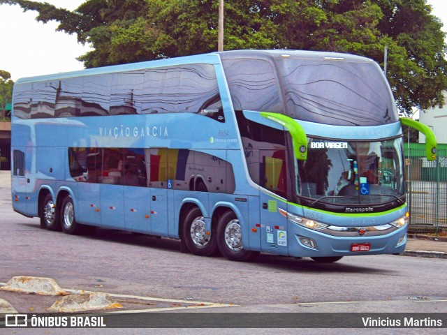 Viação Garcia 8654 na cidade de São Paulo, São Paulo, Brasil, por Vinicius Martins. Número da foto: #8137816.