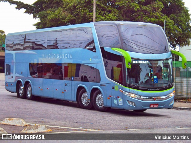 Viação Garcia 8654 na cidade de São Paulo, São Paulo, Brasil, por Vinicius Martins. ID da foto: 8137816.