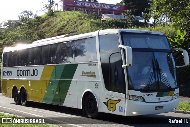 Empresa Gontijo de Transportes 12455 na cidade de Barra do Piraí, Rio de Janeiro, Brasil, por Rafael H.. ID da foto: 8136584.