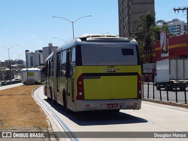 Viação Getúlio Vargas 20480 na cidade de Belo Horizonte, Minas Gerais, Brasil, por Douglas Hunas. Número da foto: #8141467.