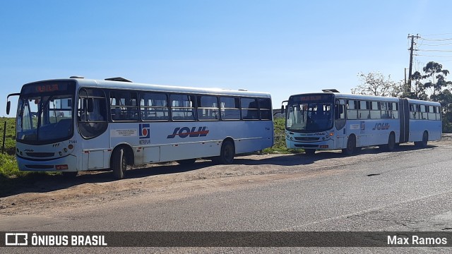 SOUL - Sociedade de Ônibus União Ltda. 7144 na cidade de Alvorada, Rio Grande do Sul, Brasil, por Max Ramos. ID da foto: 8141354.