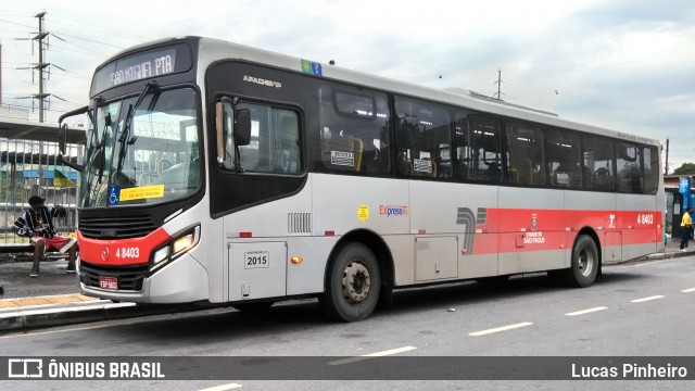 Express Transportes Urbanos Ltda 4 8403 na cidade de São Paulo, São Paulo, Brasil, por Lucas Pinheiro. Número da foto: #8139860.