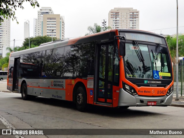 TRANSPPASS - Transporte de Passageiros 8 0427 na cidade de São Paulo, São Paulo, Brasil, por Matheus Bueno. ID da foto: 8141314.