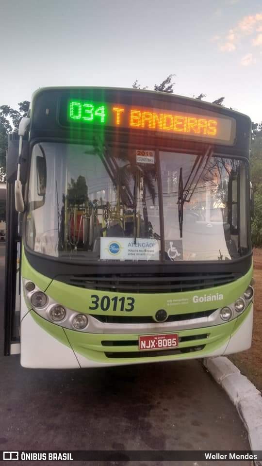 Viação Reunidas 30113 na cidade de Goiânia, Goiás, Brasil, por Weller Mendes . Número da foto: #8141401.