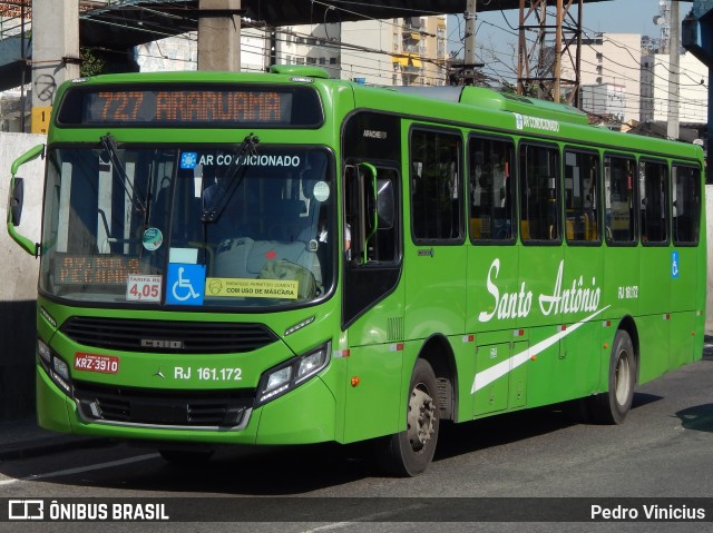 Transportes Santo Antônio RJ 161.172 na cidade de Duque de Caxias, Rio de Janeiro, Brasil, por Pedro Vinicius. Número da foto: #8140460.