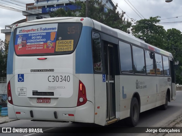 Transportes Futuro C30340 na cidade de Rio de Janeiro, Rio de Janeiro, Brasil, por Jorge Gonçalves. Número da foto: #8139771.