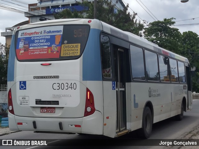 Transportes Futuro C30340 na cidade de Rio de Janeiro, Rio de Janeiro, Brasil, por Jorge Gonçalves. ID da foto: 8139771.